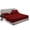 Burgundy, variant on SGI Bedding Egyptian Cotton Top Split Sheet Set Solid Adjustable Bed 30" king 600 TC 15" Deep Mediterranean Blue