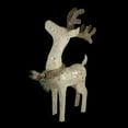 thumbnail image 2 of Northlight 37" White and Brown Lighted Sparkling Standing Reindeer Outdoor Christmas Decor, 2 of 3