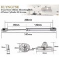 thumbnail image 2 of 4 Pcs Gas Strut 100n Gas Struts Hydraulic Gas Spring Gas Strut Shock Absorbers Adjustable Struts Hydraulic Furniture For Kitchen Home Shop Store [free, 2 of 4