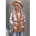 thumbnail image 1 of AMERTEER Womens 2022 Fashion Open Front Long Sleeve Cardigans Sweaters Coats with Pockets, 1 of 5