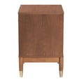 thumbnail image 4 of Baxton Studio Mandolin Mid-Century Ash Walnut Wood 2-Drawer Nightstand, 4 of 10