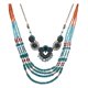 thumbnail image 1 of Collar boho retro con cuentas de búho, collar hecho a mano con cuentas, joyas para mujer, 1 of 8