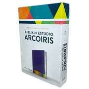Rvr 1960 Biblia de Estudio Arcoiris, Morado/Multicolor, (Hardcover)