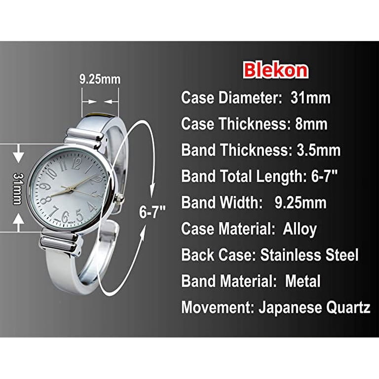 Blekon Original Mother of Pearl Cuff Bracelet Watch for  display picture 3