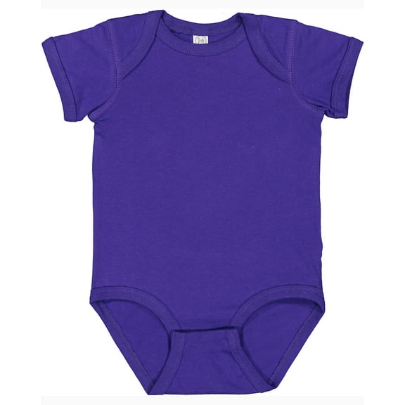 Infant Fine Jersey Bodysuit , 4424 , Purple , 18M