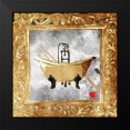 thumbnail image 2 of OnRei 15x15 Black Modern Framed Museum Art Print Titled - Golden Bath Kiss, 2 of 5