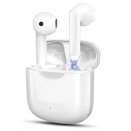Wireless Earbuds  Bluetooth 5.0 Earphones  Bluetooth Headphones  Wireless Earphones with Charging case  Air Buds in-Ear Ear Buds  Built-in Mic Waterproof Earbuds Auto Pairing for Android iPhone