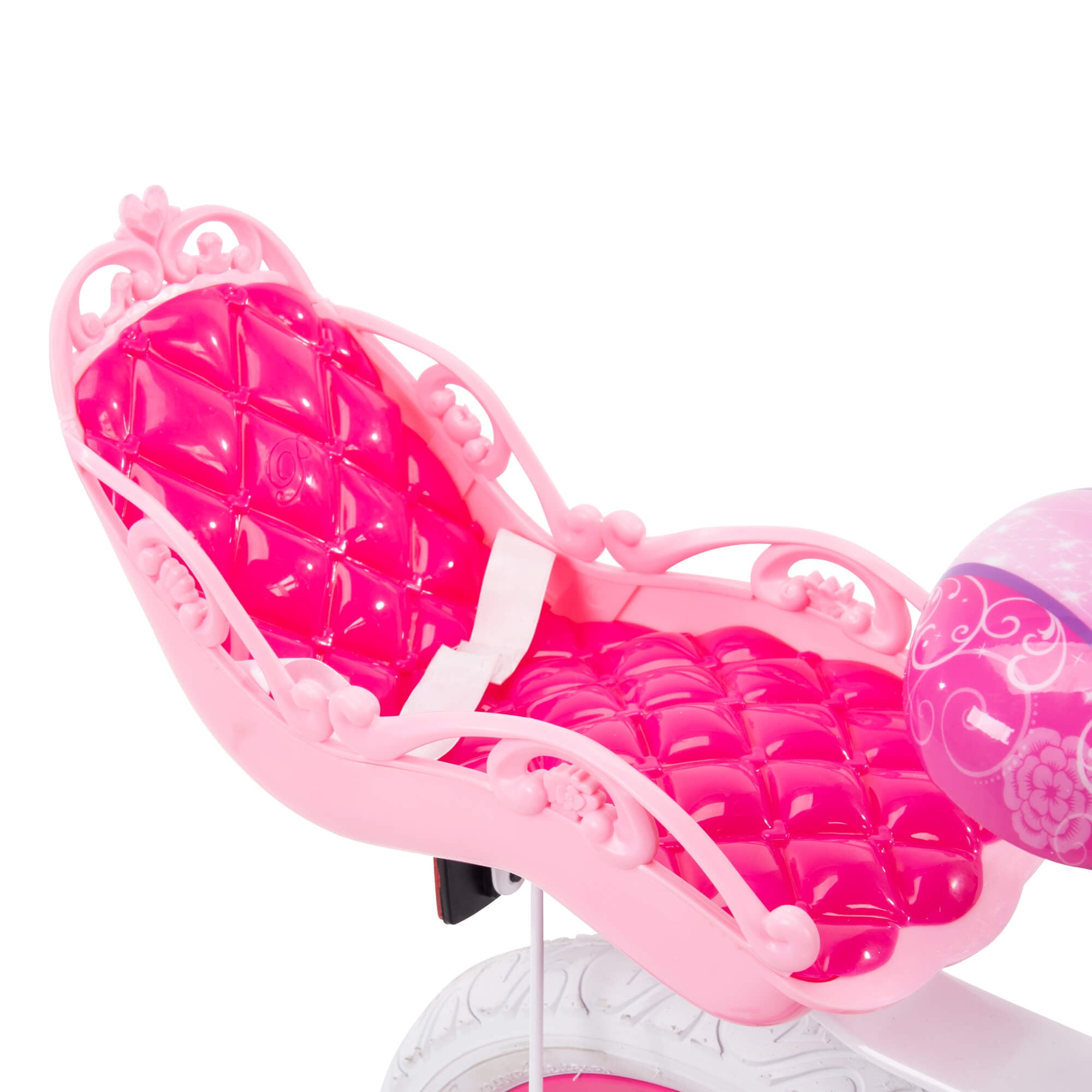 princess bike with doll carrier