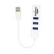 thumbnail image 2 of USB2.0 Hub Almacenamiento de tarjetas de memoria Lector de tarjetas Transmisión de alta velocidad Plug and Play Divisor USB de fácil accesoBlanco, 2 of 5