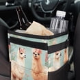 thumbnail image 6 of Alpaca Mini Trash Can Car Garbage Can Car Trash Can - Foldable with Lid, Leak-Proof, Hanging Storage Bag, 6 of 6