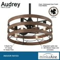 thumbnail image 5 of 3 Blade Ceiling Fan With Light Kit-16.63 Inches Tall And 29 Inches Wide Minka Aire Fans F631l-Cl/Dk, 5 of 5