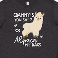 thumbnail image 4 of Inktastic Grammy's You Say Alpaca My Bags Youth T-Shirt, 4 of 5