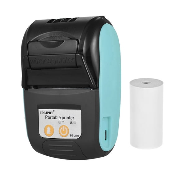 Label printer,Thermal Printer Portable Receipt Printer Pt-210 Saante Handheld Printer 58mm Wyan