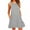 Gray, variant on Looligat Sundresses for Women,Fashion Women O-Neck Casual Solid Pockets Sleeveless Above Knee Dress
