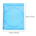 thumbnail image 2 of Worgeous 10pcs Translucent Disc Packing Box Rectangular Cd Packing Box Replaceable Rectangular Cd Box Translucent Cd Storage Boxes, 2 of 8