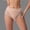 Coffee, variant on Naittoop Seamless Underwear for Women High Waisted Full Coverage No-Show Stretch Briefs Ice Silk Breathable Comfy Panty