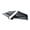 glossy black, variant on 1 Pair Motorcycle Modified Winglets Spoiler Aerodynamic Wing Kit Motorcycle Accessory Side Fairing Winglets Wind Wing