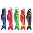 thumbnail image 4 of sunsanly DIY Carp Streamer Kit Blanks Wind Socks Vibrant Color Clear Fish Pattern Hand-Paint Japanese Fish Streamers, 4 of 8
