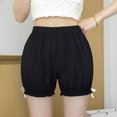 thumbnail image 2 of JGTDBPO Safety Pants For Women Pettipants Culotte Safety Shorts Lace Bottom Pants Plus Size Underwear For Skirt Dress Lantern Bottom Shorts, 2 of 7