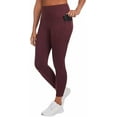 thumbnail image 3 of Danskin Women's High Rise Bonded Legging (Black Cherry, XS), 3 of 3