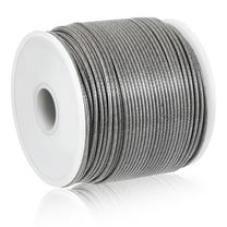 328FT 304 Stainless Steel Cable Wire 5/64" Wire Rope Aircraft Cable Wire Trellis Strength Cable for DIY Outdoor Railings Garden String Lights Picture Hanging Clothesline(Nylon-Coated)