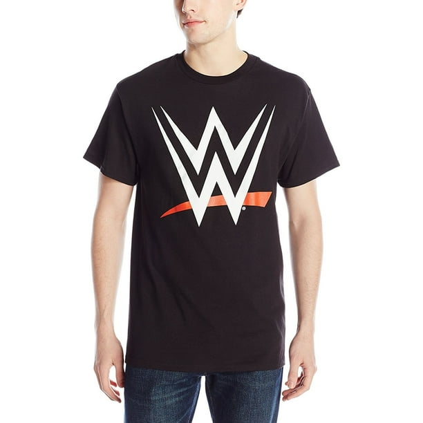 WWE - WWE Men's Logo T-Shirt, Black, Small - Walmart.com - Walmart.com