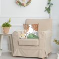 thumbnail image 2 of adviicd 1 PC Pillow Covers Farmhouse Pillow Covers 18x18 Hello Spring Flower Grey And White Cushion Case Spring Decorations For Sofa Couch Farmhouse Pillow Covers, 2 of 5