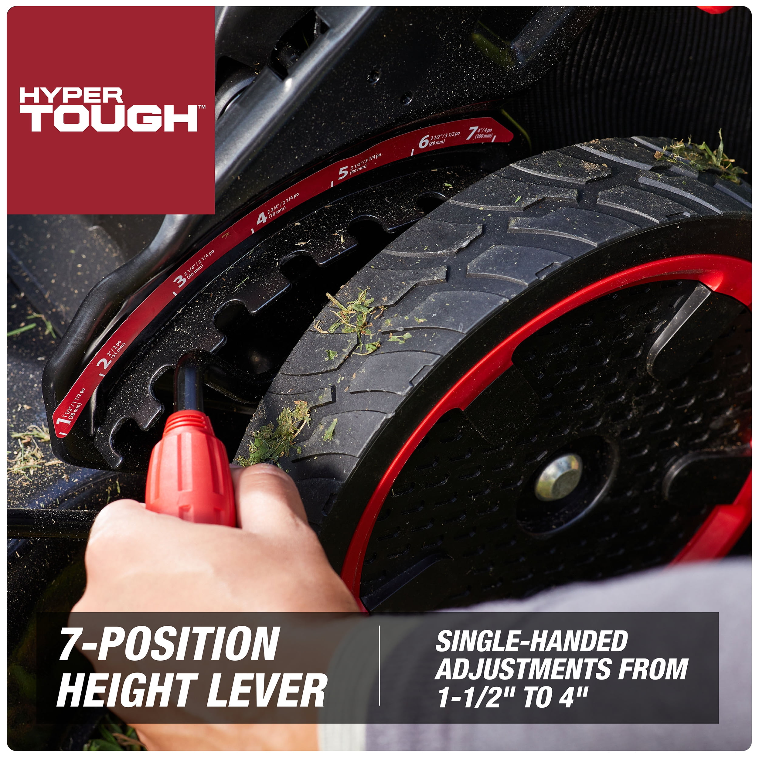 Hyper Tough 20" 13A Corded Electric Push Walk-Behind Lawn Mower