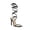 Black, variant on Womens Sandals Strappy Heels Sexy Lace Up Square Open Toe Heels Tie Up High Heeled Sandals for Summer Dressy Prom Party Daily Wear White