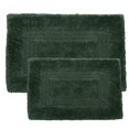 thumbnail image 4 of Juego de alfombras de baño Lavish Home, algodón, 2 piezas, color verde, 4 of 4