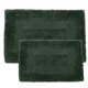 thumbnail image 4 of Juego de alfombras de baño Lavish Home, algodón, 2 piezas, color verde, 4 of 4