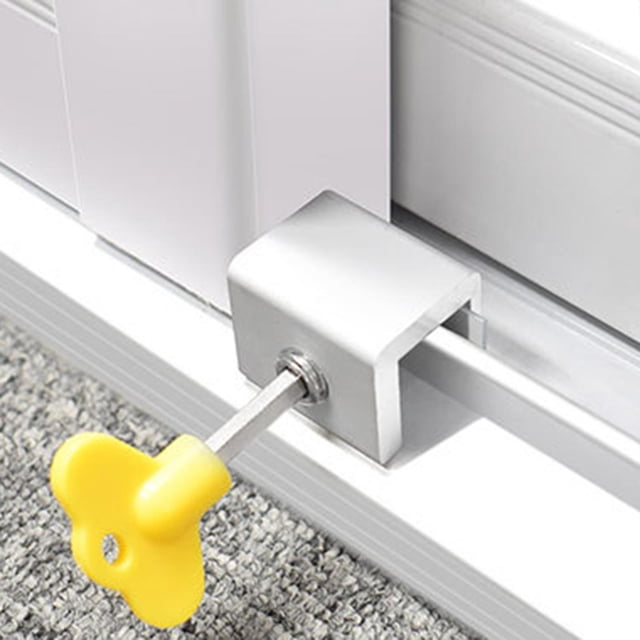 Ventana de seguridad Restrictor Tapón deslizante Bebé Protección s de seguridad antirrobo de , Agujero Agujero único Colco Tapón de bloqueo de ventana