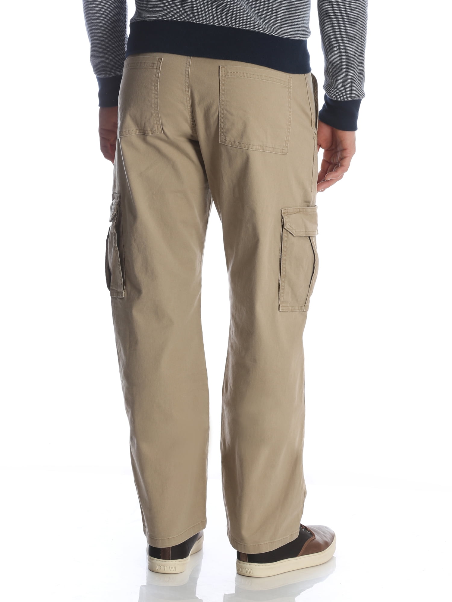 Wrangler Men's Comfort Solution Series Expandable Flex Waistband Cargo Pant  - Walmart.com