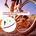 thumbnail image 3 of Soidarity DUUTI*Adaptador de válvula Instalación práctica Operación estilo tonto Gran Material premium Tapa Presta EE. UU. Convertidor de Ciclismo 4 en 1 Soidarity OD003452-02, 3 of 6