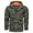 Army Green, variant on Fesfesfes Men's Fleece Jackets Fall And Winter Hoodie Jacket Casual Windproof Outerwear Hooded Coat Plus Size Jackets for Mens On Sale
