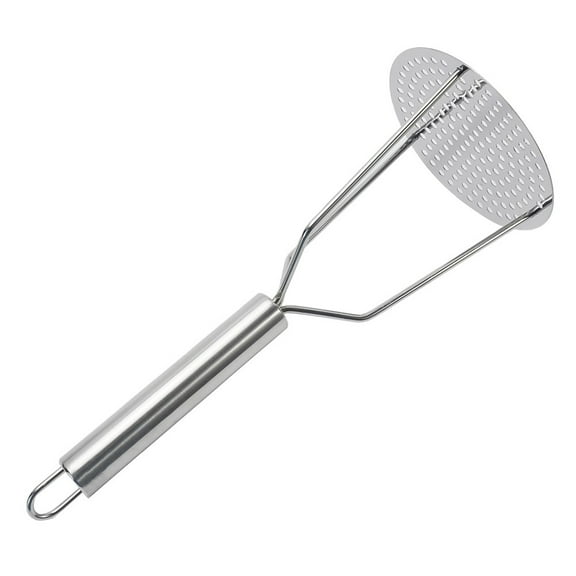 Stainless Steel Potato Press, Manual Potato Masher for Potatoes, Garlic, Vegetables & Fruits, Durable Kitchen Tool for Mashing, Crushing & Pressing, 1