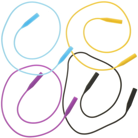4- Non- Silicone Eyeglass Chains Sunglass Strap Holders Eyewear Accessories