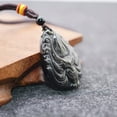 thumbnail image 4 of HOOUN Obsidian Nine Tail Fox Pendant Necklace Healing Protection Pendant Amulet Jewlry, 4 of 7