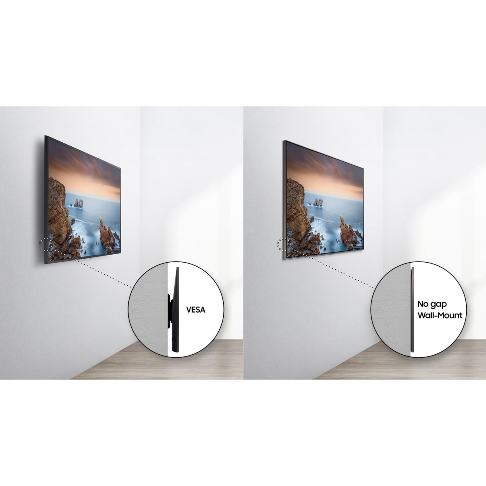 Open Box Samsung No Gap Wall Mount for 75? Q Series TV