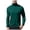 Green, variant on Gvdentm Men's Casual Cotton Mock Turtleneck Long Sleeve T-Shirts Solid Pullover Basic Lightweight Tee Tops