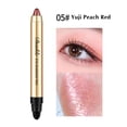 thumbnail image 1 of Fiudx Artículos en oferta con ofertas flash Sombra de ojos en barra doble cabezal, luz perlada, fina, tridimensional, gusano de seda durmiente, decora y da forma a sombra de ojos de alto brillo, 1 of 2