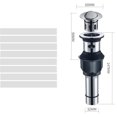 thumbnail image 3 of ICQOVD Washbasin Stopper Universal Wash Basin Bounce Filter No Overflow Tool, 3 of 7
