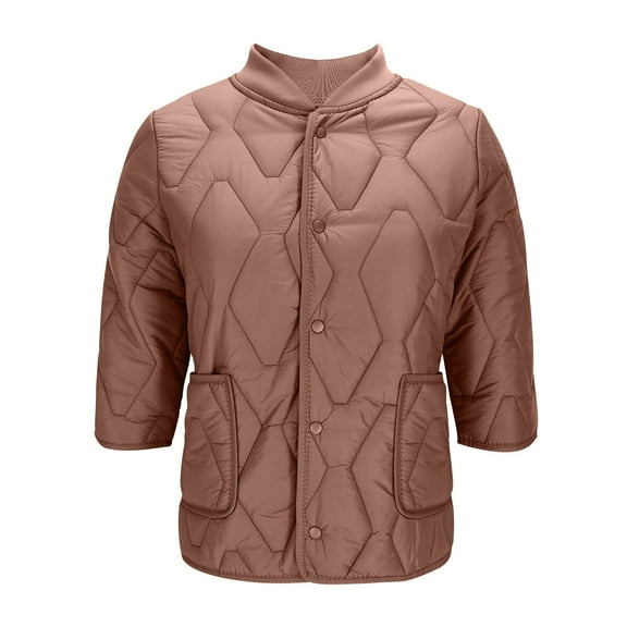 Pounoo Women's Puffer Vest Lightweight Short Sleeves Button Down Outerwear Quilted Jacket Coat with Pockets Gift