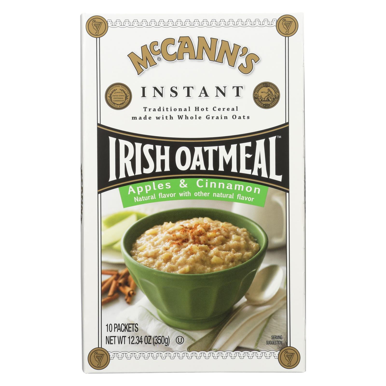 (Case of 12 ) McCann's Irish Oatmeal Instant Irish Oatmeal Apple and