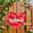 thumbnail image 2 of Valentine Day Decorations, Valentine's Day Heart Door Sign, Romantic, For Valentines Day Decorations Front Door Sign, Welcome Door Sign For Home, 1PC, 2 of 5