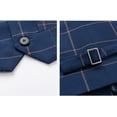thumbnail image 6 of WOYY Tween Boys Plaid Formal Suit Vest Party School Dress Waistcoat Performance Vest, 6 of 6