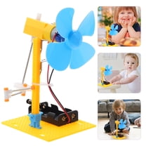 UPOUART 1Set Electric Fan Assembly Kit with Materials for Classroom Use