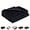 Black, variant on Loveshield Blanket Waterproof Luxury Fuzzy Soft Anti-Static Microfiber Bed Blanket for Bed Moisture Absorbing and Warm Flannel Blanket Machine Washable (Brown, 19.69 * 27.56in)