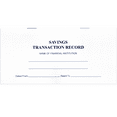 thumbnail image 2 of Pack of 10 Savings Transaction Record Register, 2 of 4