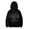 thumbnail image 3 of WOYY Hoodies for Girls Letter Print Hooded Sweatshirt Casual Long Sleeve Soft Pullover, 3 of 4